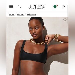 NWT J. Crew Bikini Top